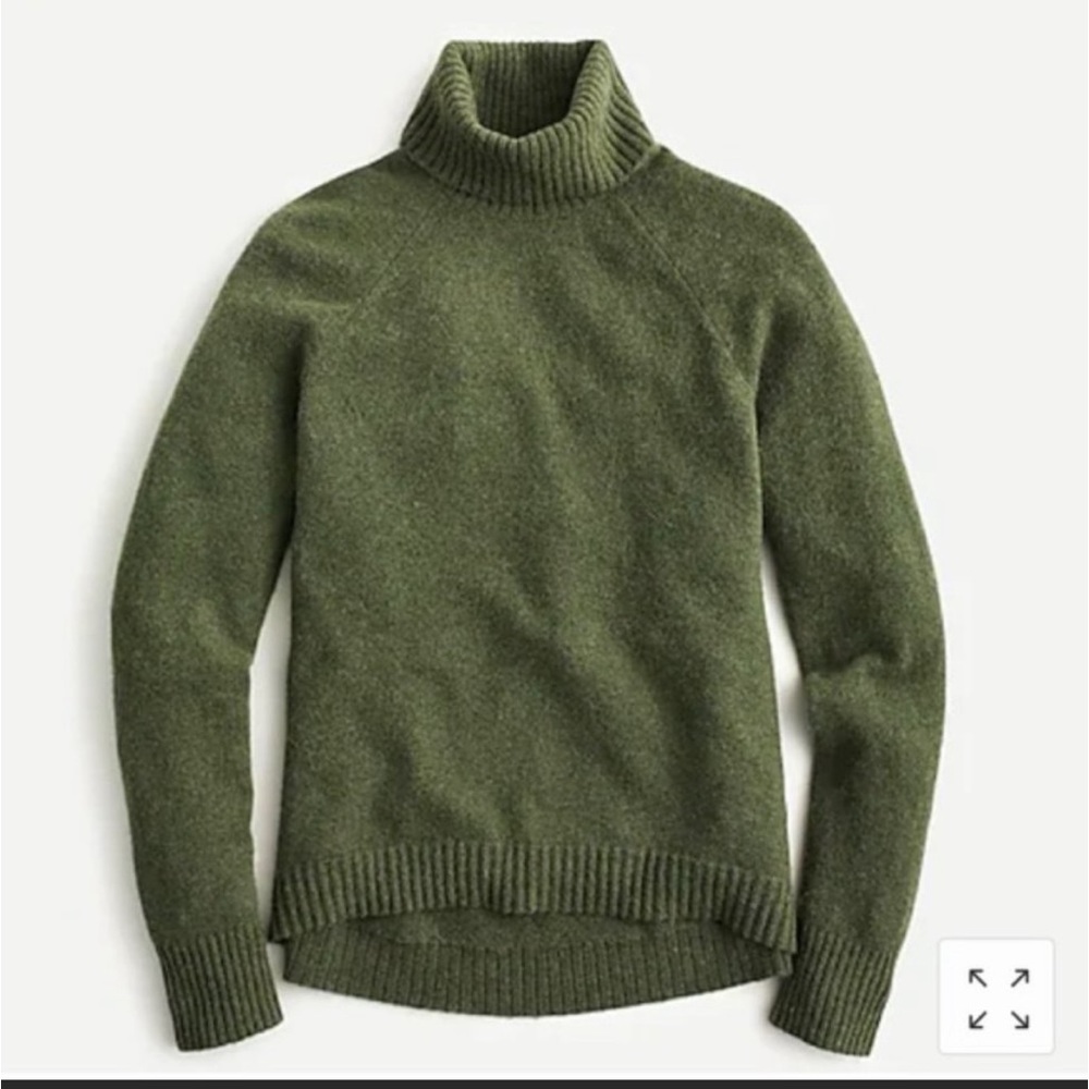 J Crew Cozy Olive Green Sweater S